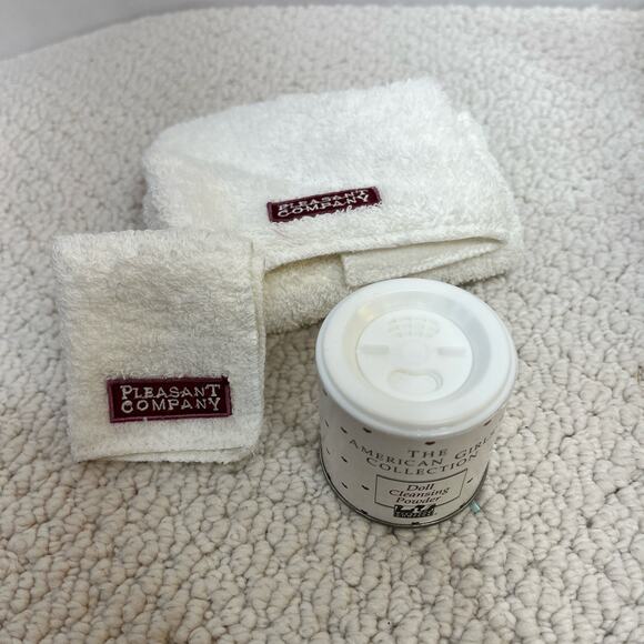 Pleasant Co American Girl Collection Doll Skin Care Kit Cleansing Powder & Towel - Picture 2 of 3